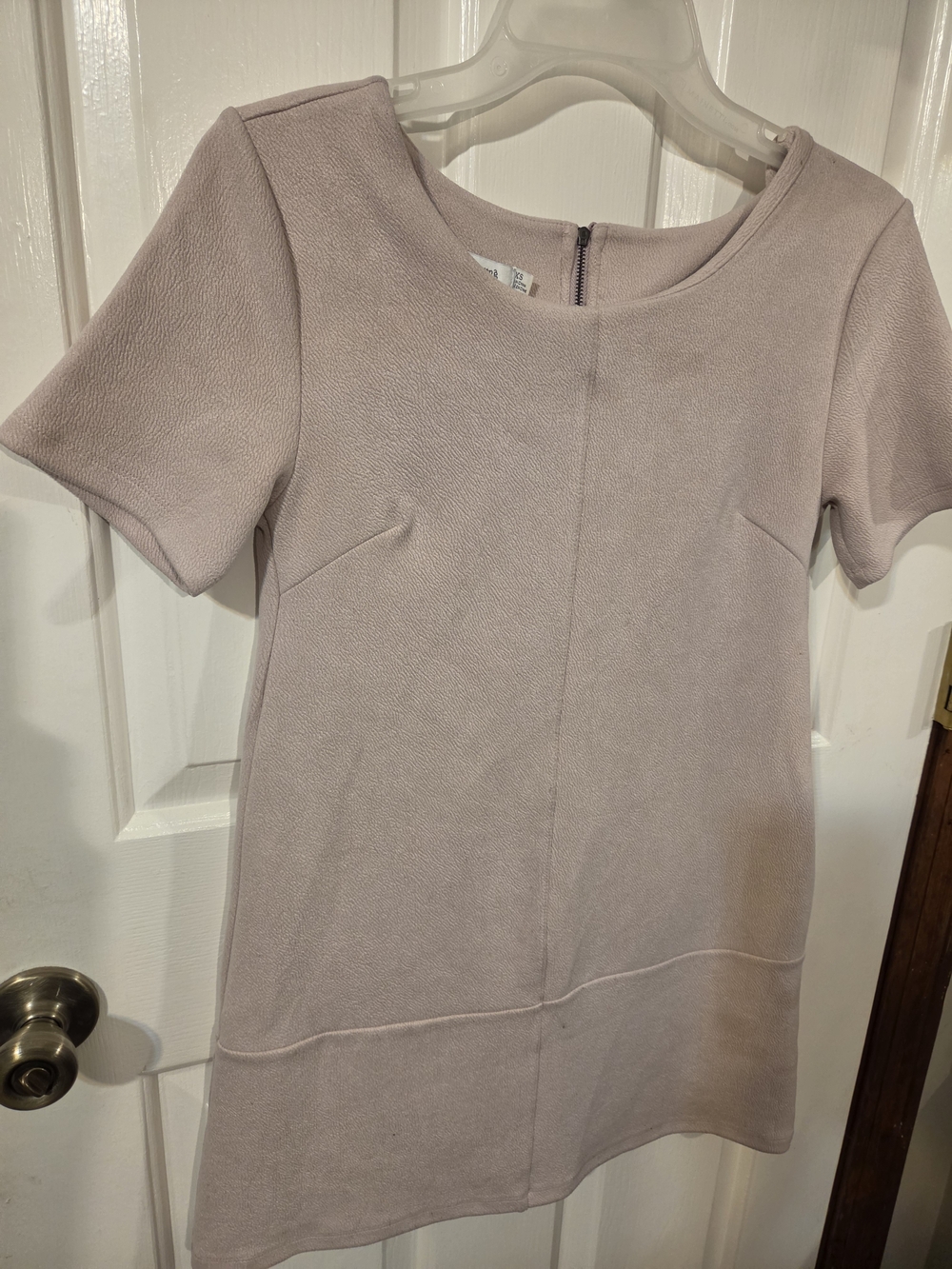 bishop + young Dusty Pink Short Sleeve Shift Dress
